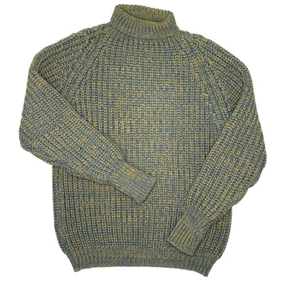 Vintage B. Forman Co. Made in England 100% Wool Chunky Knit Sweater L - Picture 1 of 16